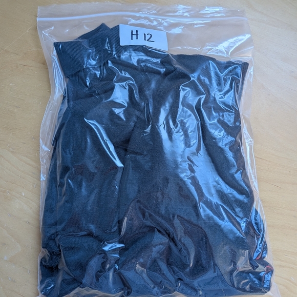 MASSIMO DUTTI Men Sweater Size Large Dark Green Long Sleeve Polo 3 Buttons - Picture 10 of 10